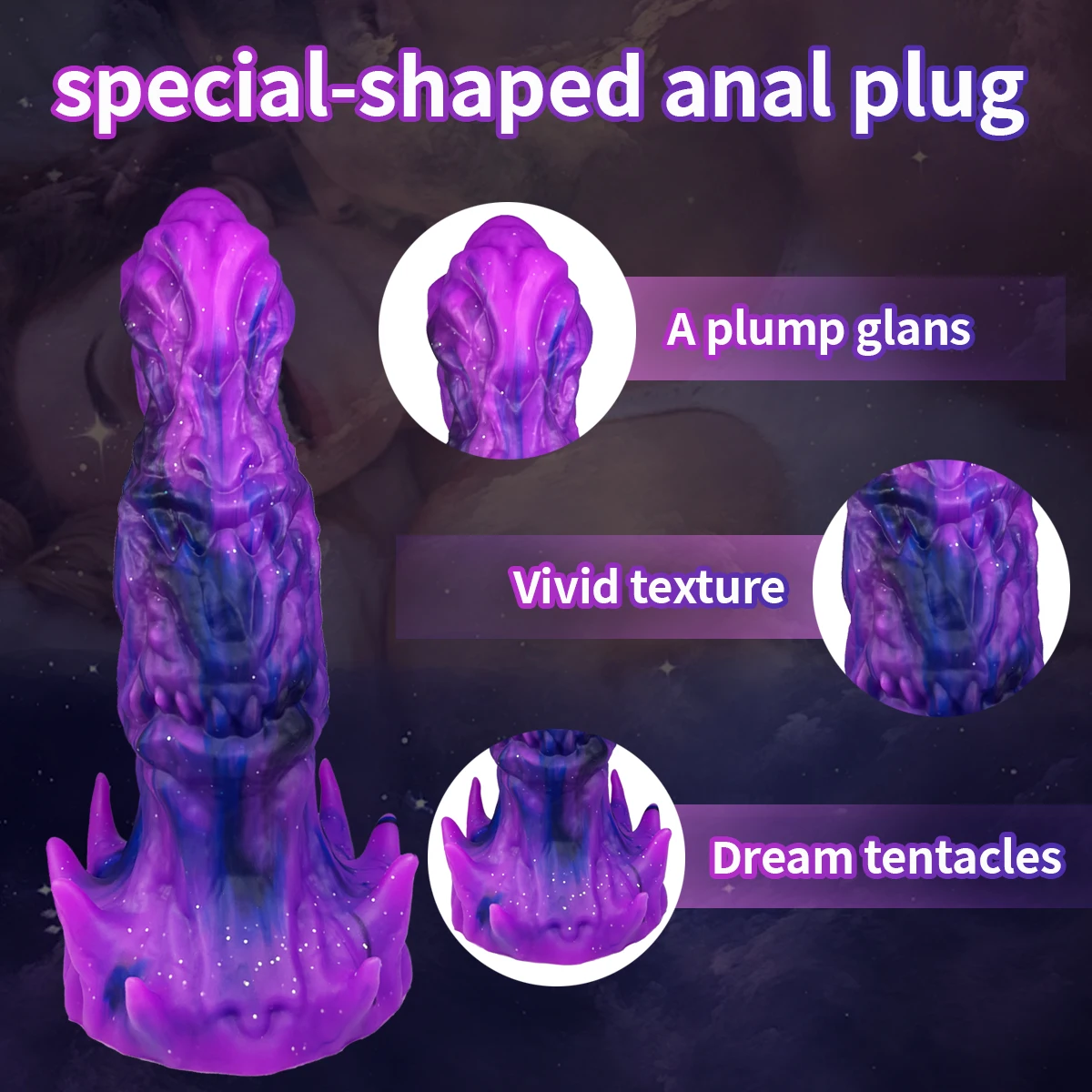 

Huge Monster Dragon Anal Plug Soft Animal Special-Shaped Dildo Buttplug Sex Toy G-Spot Anus Vagina Prostate Masturbator 18