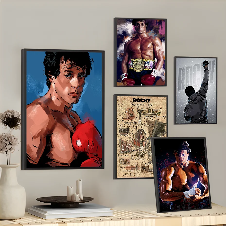 

R-rocky Movie Film B-Balboa Classic Poster Wall Art Painting Study Nordic Home Decor