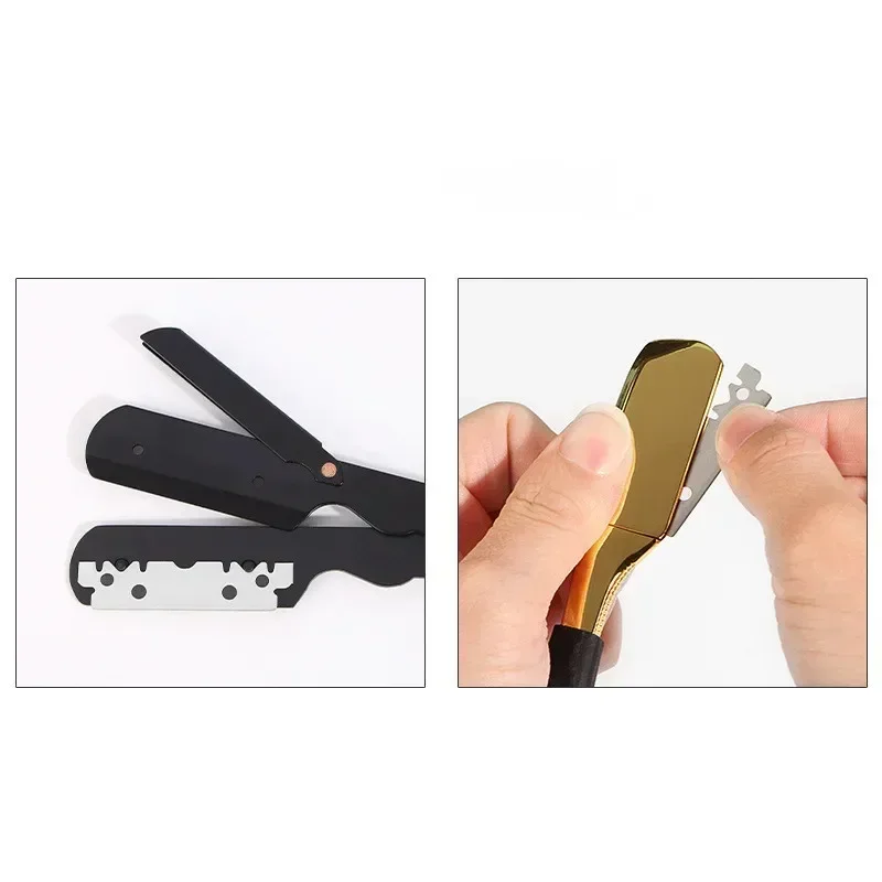 30/50/100 قطعة شفرة حلاقة من جانب واحد رجالي شفرات حلاقة من الفولاذ المقاوم للصدأ ماكينة حلاقة يدوية شفرة حلاقة أدوات حلاقة