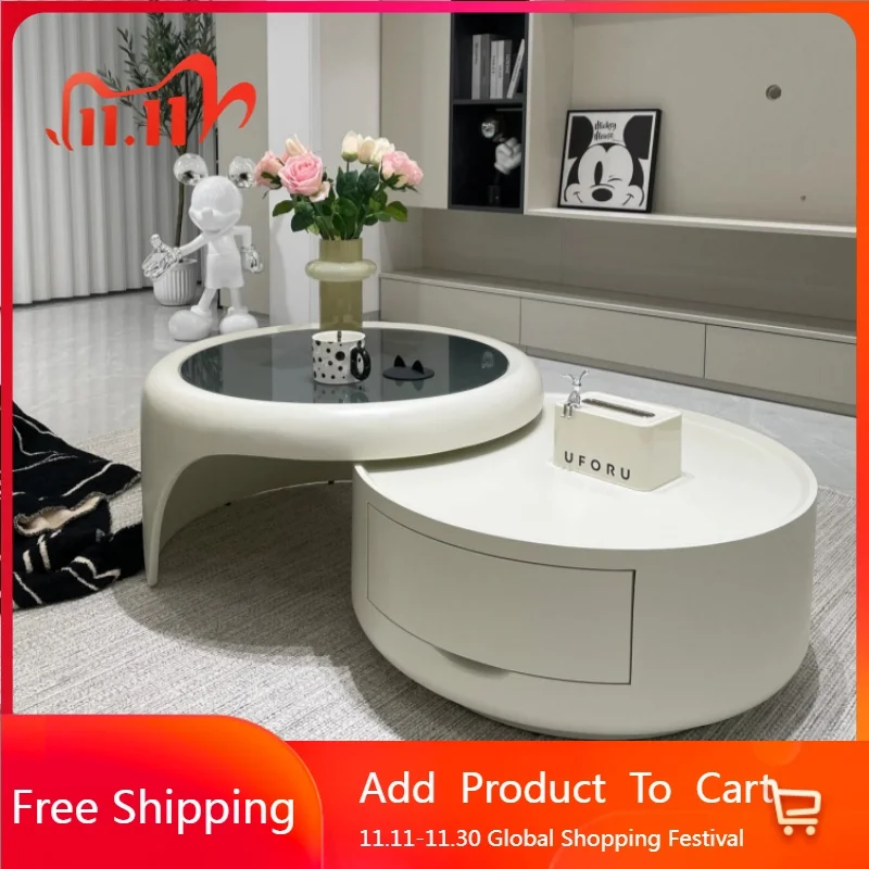 Tavolini semplici italiani Soggiorno Tavolini dal design moderno di lusso Camera da letto vintage Mesas De Centro Para Sala Mobili