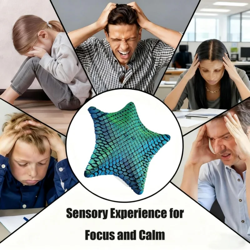 ของเล่นปลาดาวนุ่มพิมพ์ 3 มิติ - ของตกแต่งโต๊ะทำงานรูปปลาดาวแสนสนุก, ของตกแต่งโต๊ะทำงานที่ไม่เหมือนใคร ของขวัญปลาดาวยืดหยุ่น