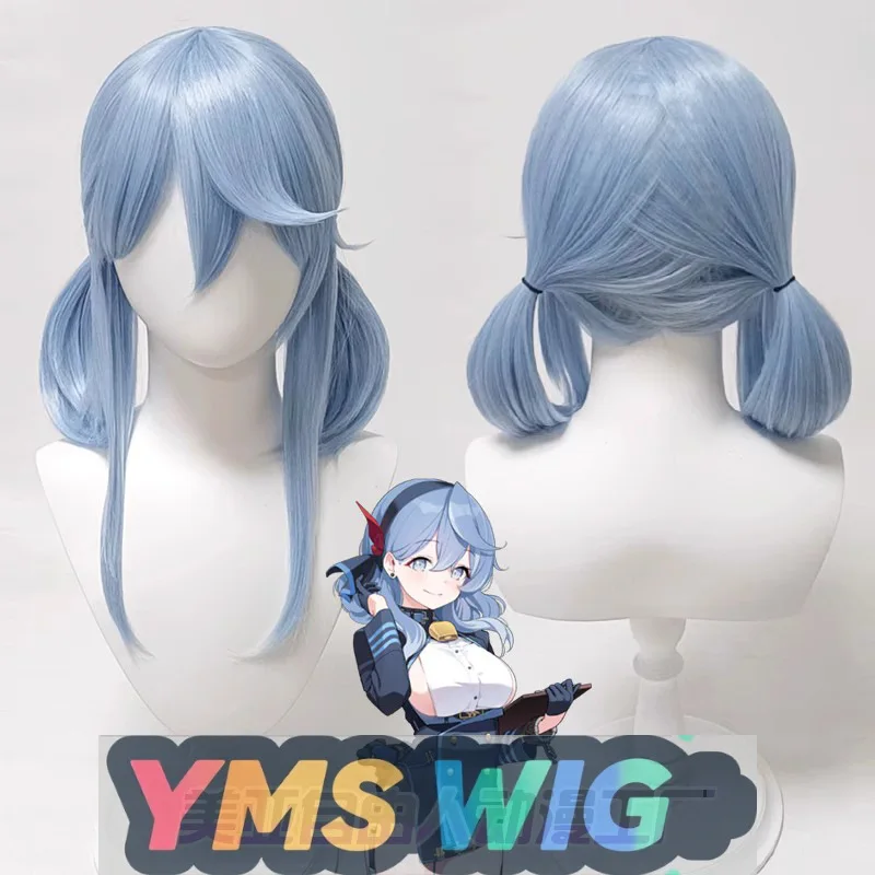 

【YMS WIG】Синий архив Административный офицер Ako Tenshi Косплей Парик Реалистичная кожа головы Интегрированные двойные косы