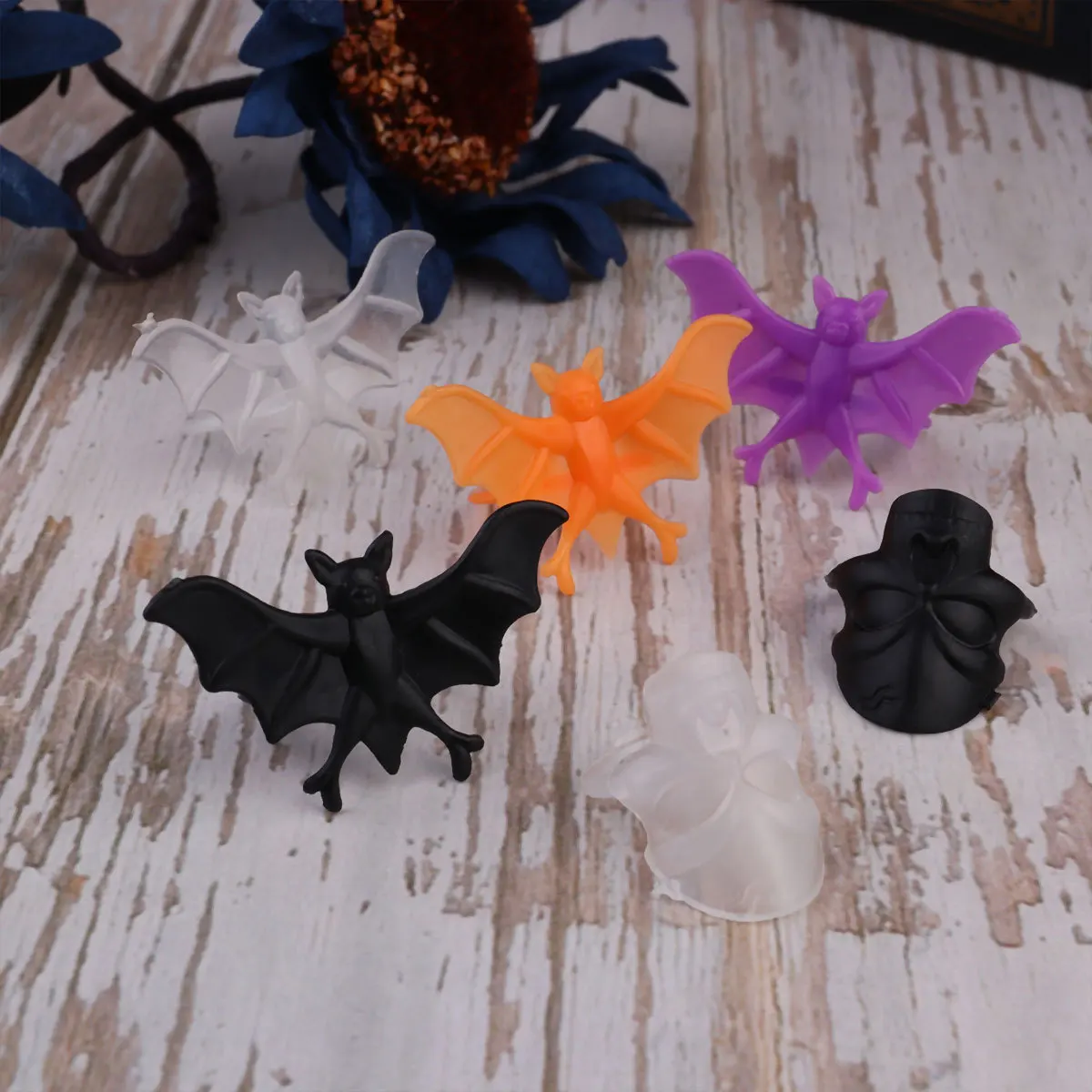 

50 шт. красочные кольца на палец аксессуары кольца Хэллоуин вечерние украшения