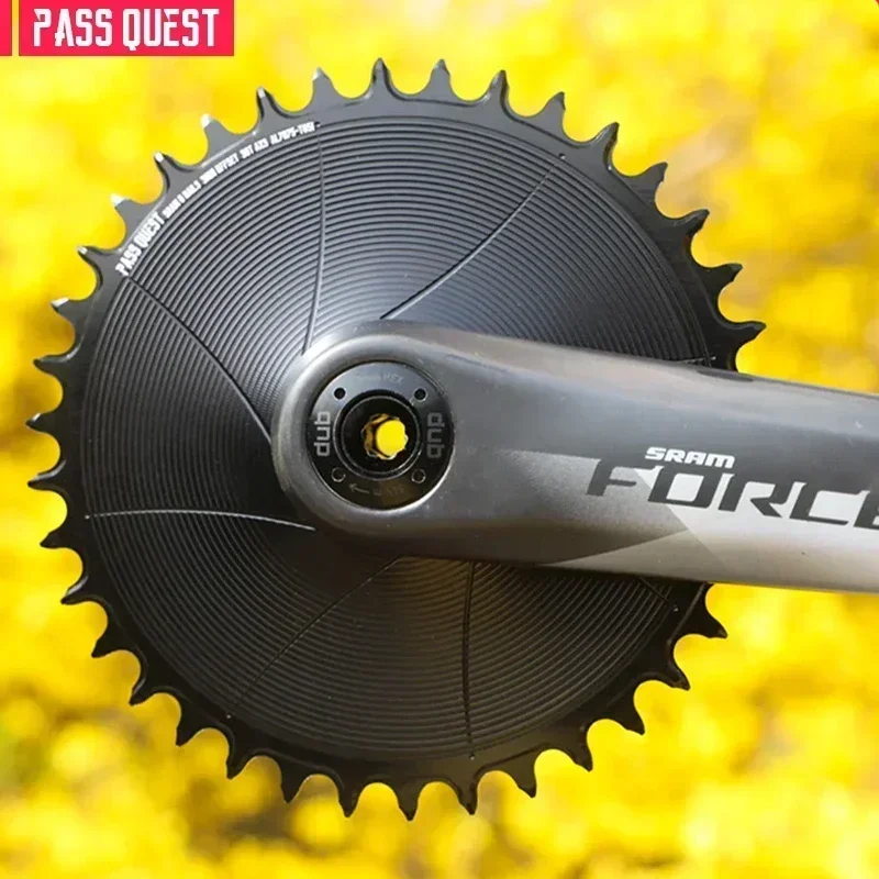 PASS QUEST 8Nails ( 3mm offset) AXS GRAVEL/ROAD XX SL Narrow Wide Chainring 28-42T Only supports AXS 12 speed chains