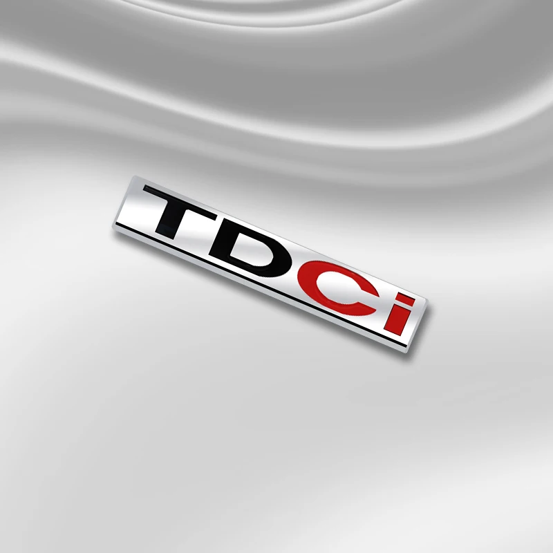 3D Car TDCI Design Grille Badge Front Emblem Rear Trunk Body Sticker For FORD Transit Van Diesel Puma Fiesta Focus Accessory