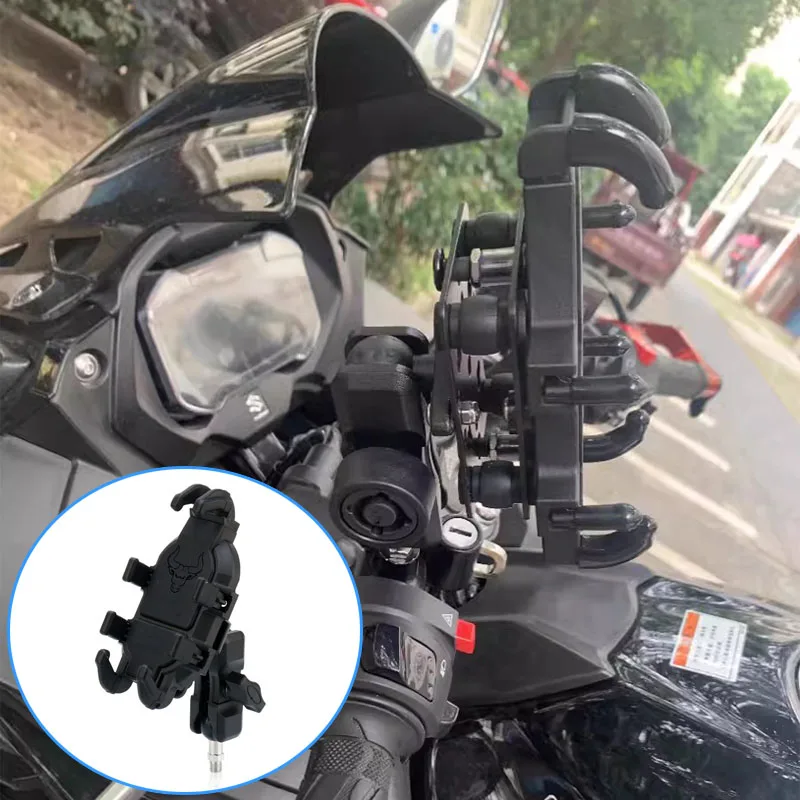 

For YAMAHA XMAX 250 300 400 NMAX155 NMAX 155 Universal Motorbike Mobile Phone Holder Stand Gps Navigator Bracke