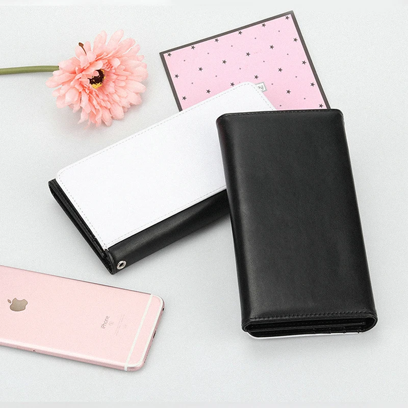 Creative DIY Sublimation Wallet White Blank PU Leather ID Card Coin Pouch Bag High Quality Purse Handbag For Mother's Day 2022