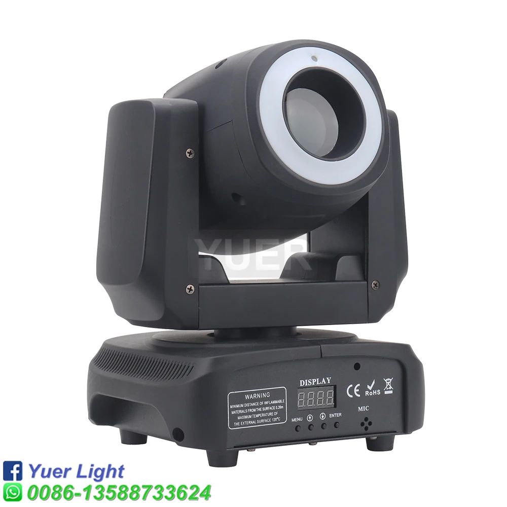 Imagem -05 - Led Moving Head Light com Feixe de Abertura Ponto Efeito Laser 4in Molde Fit para dj Disco Stage Casamento Music Party Boate Dmx512 Novo