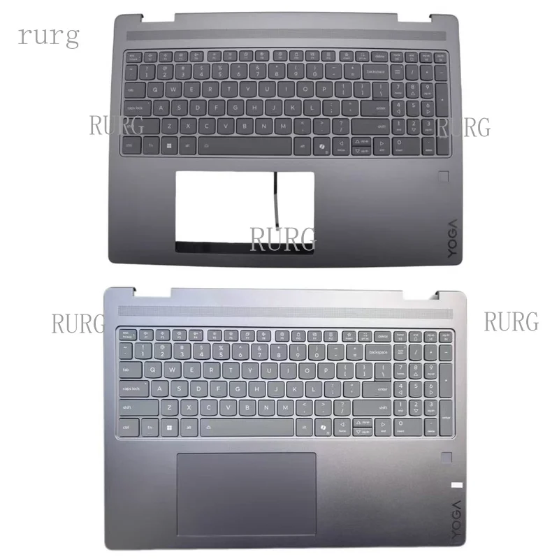 R+ New Yoga 7 2-in-1 16ILL10 83JT Palmrest Upper Case US Backlit KB FP 5CB1R68028