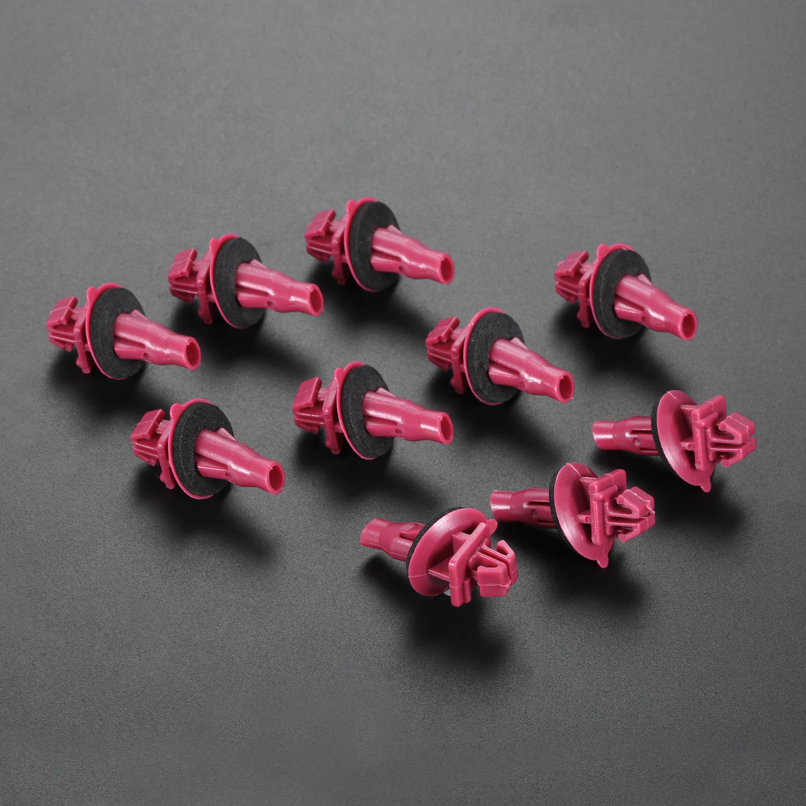 10Pcs Plastic Auto Fastener Clip Car Exterior Side Body Moulding Trim Clips for Toyota Land Cruiser Prado 75881-60010