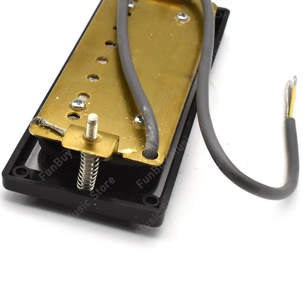 8 String Dual Coil Electric Guitar Humbucker Pickup Neck and Bridge Pickup Black for Lp Electric Guitar