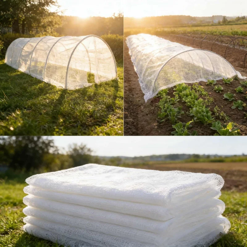 Thickened Non-Woven Fabric Plant Cold Protection Cover Anti-Freeze Insulation Garden Mulch 160cm×1000cm for Vegetables and Fruit