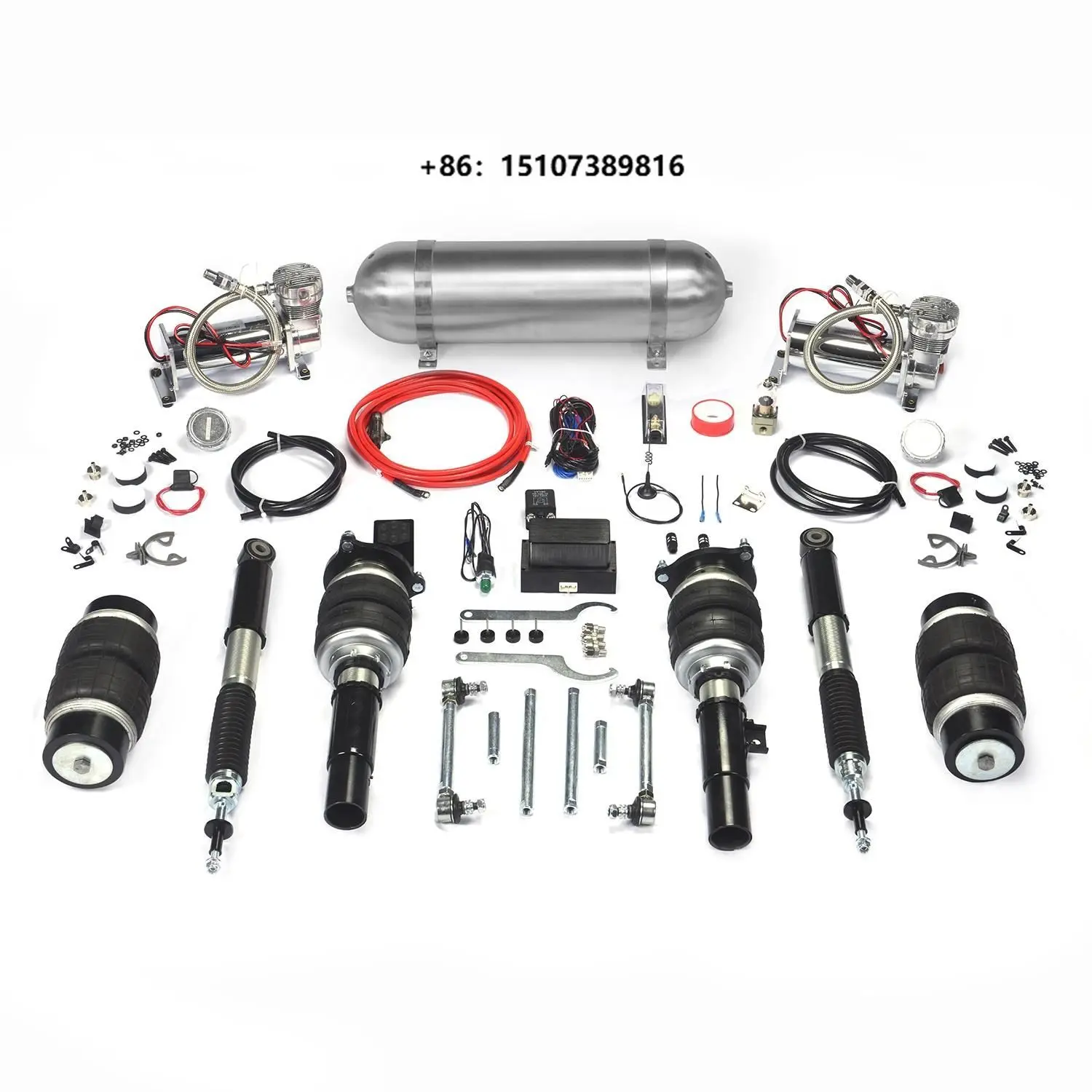 Universal New Full Set Air Ride Management System for Cars Truck Suspensions Control Air Suspension Shock Absorbers Airlift Kit