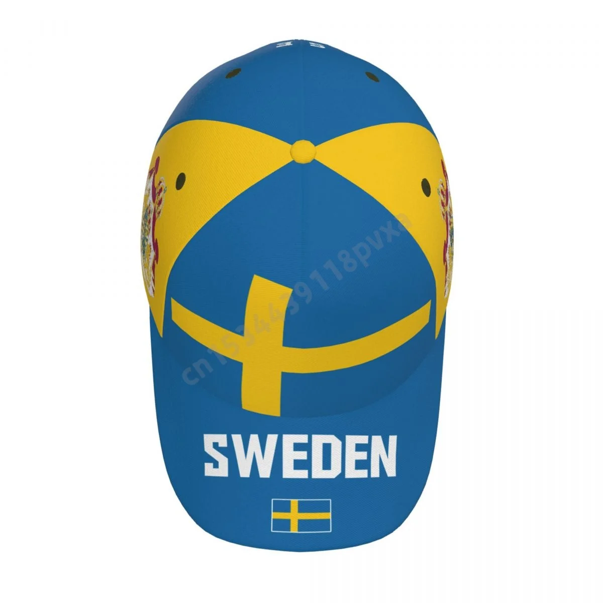 Unisex Sweden Flag Swedish Adult Baseball Cap Patriotic Hat for Baseball Soccer Fans Men Women