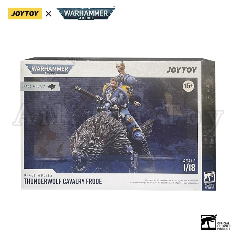 JOYTOY 1/18ตุ๊กตาขยับแขนขาได้ Space Wolves Thunderwolf ทหาร Frode อะนิเมะคอลเลกชันทหารรุ่น Gratis Ongkir