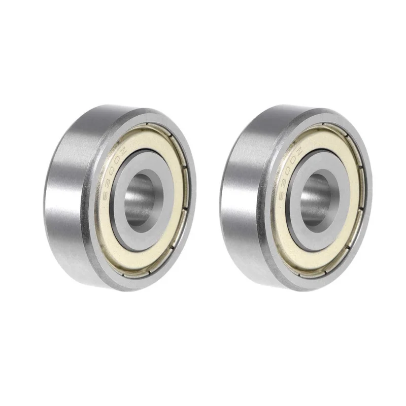 2Pcs 6300ZZ Deep Groove Ball Bearing 10x35x11mm Double Metal Sealed Chrome Steel Bearing