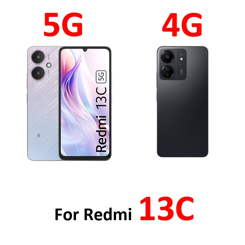 For Xiaomi Redmi 13C 4G 5G Phone Volume Button Up Down External Key Internal Power On Off Control Flex Cable Parts Black Green