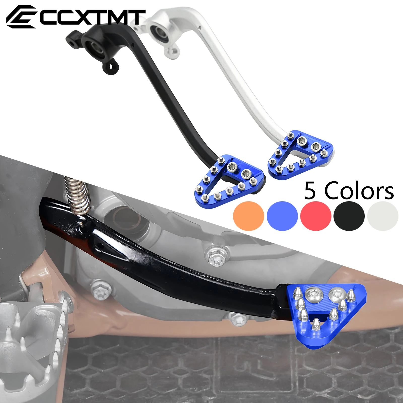 Рычаг заднего ножного тормоза для мотоциклов KTM SX SXF EXC EXCF XC XCF XCW и Husqvarna TC TE TX FC FE FX 125-500 2008-2016 годов выпуска.