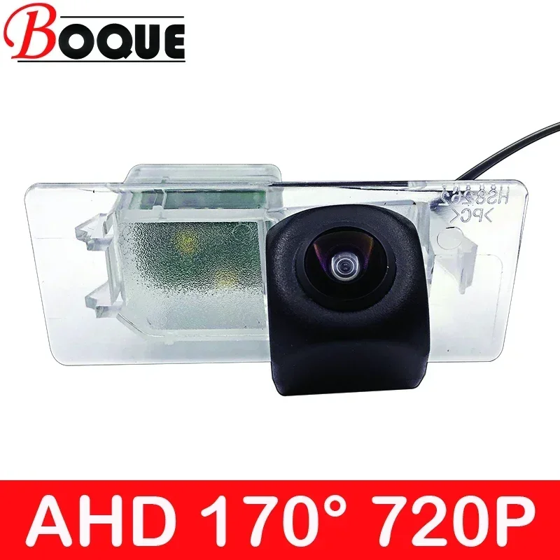 BOQUE 170 Degree 720P HD AHD Car Rear View Reverse Camera for Skoda Spaceback Superb Yeti Karoq Kodiaq Fabia Octavia III Rapid