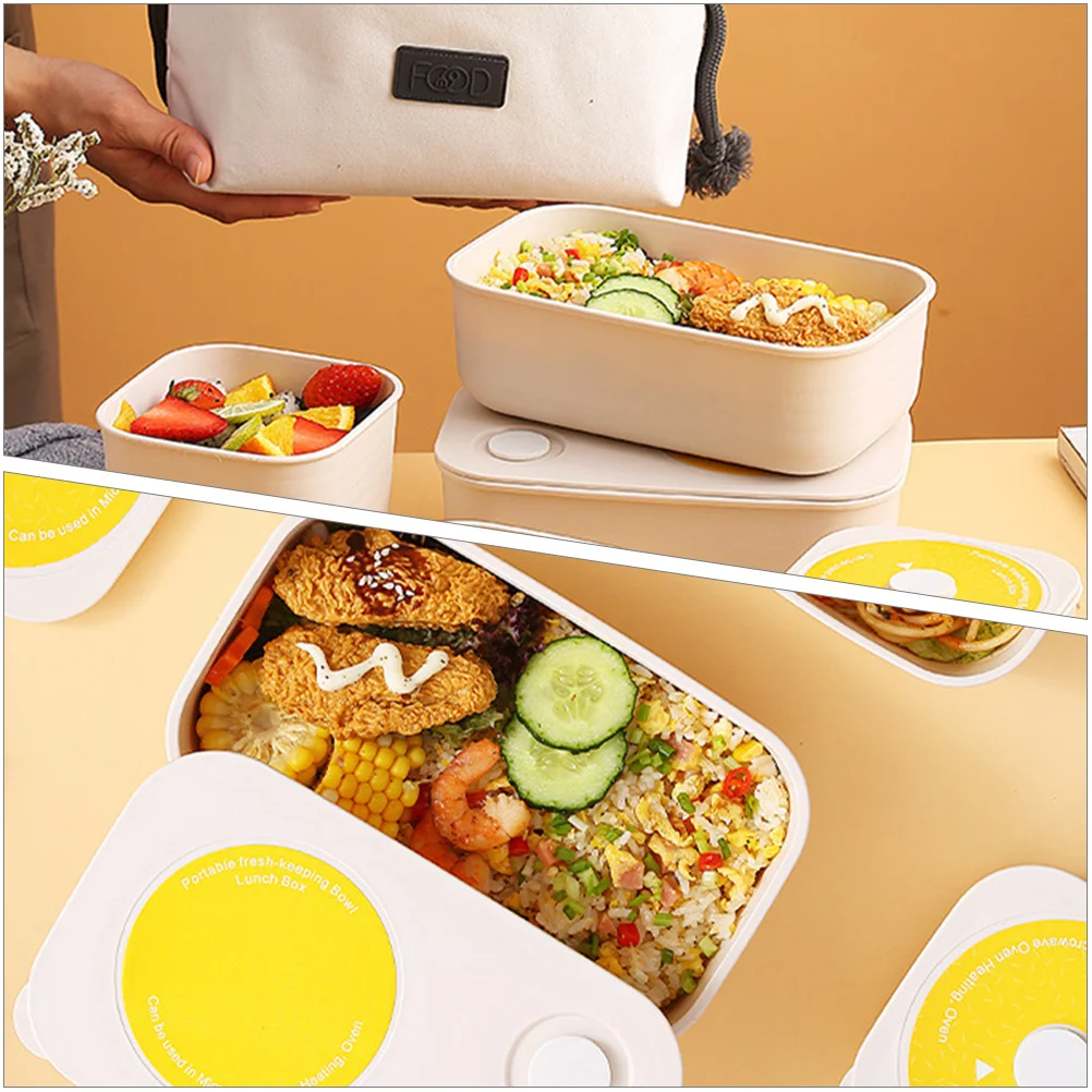 

1 комплект, портативная коробка для бенто, контейнер для обеда для взрослых, квадратная коробка для еды, легко чистящаяся офисная работа, школьные коробки для обеда, коробки для бенто для взрослых