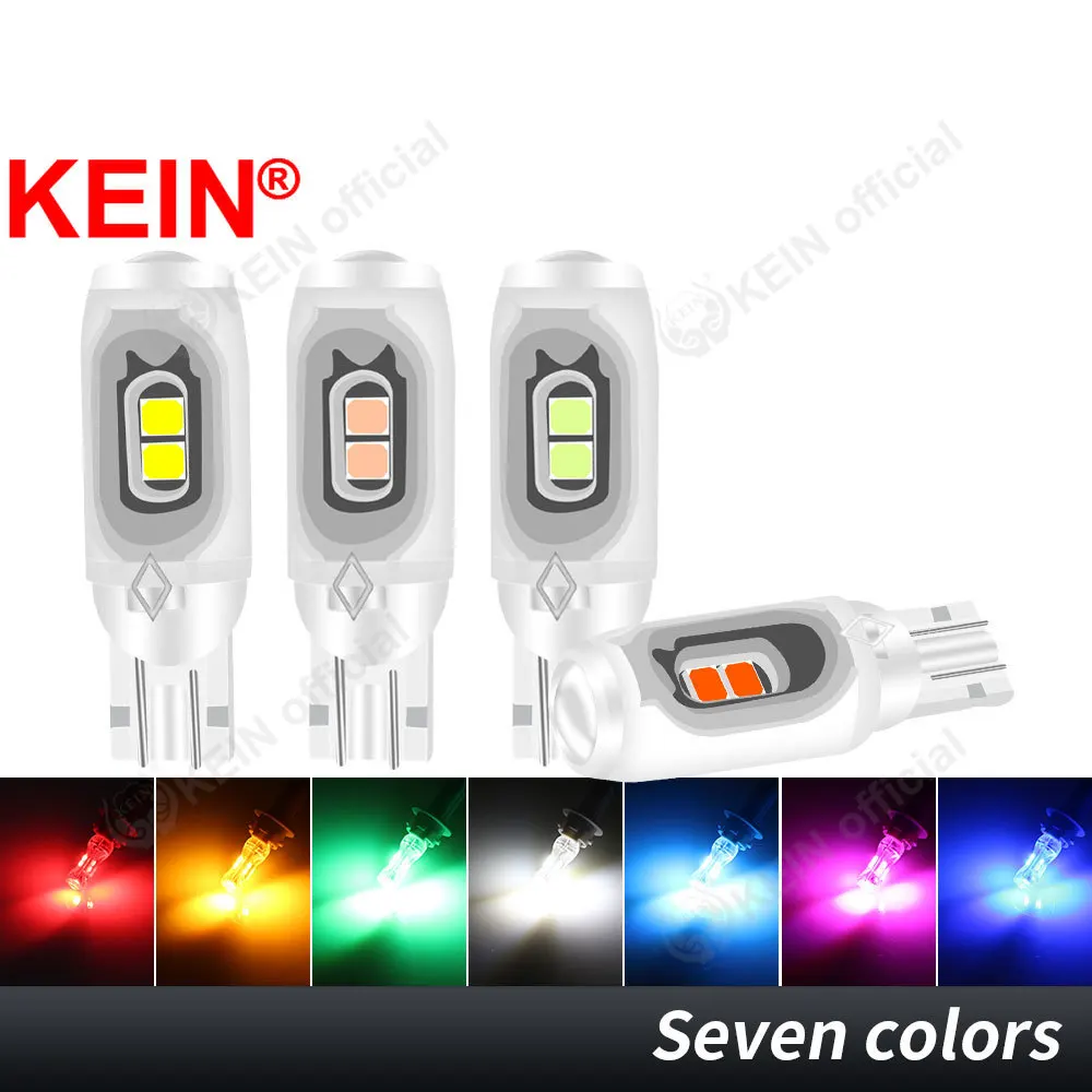 

KEIN 1x T10 Strobe Led Flash Flashing 5W5 WY5W W5W Bulb Car Light Interior Parking License Plate Reading Dome Tail Signal Lamp