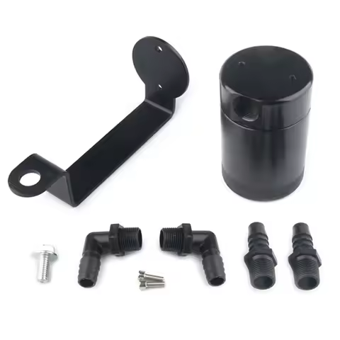 Car Modification Oil Breathable Pot with Bracket for Dodge Charger Hellcat 2015-2020 Performance Oil Separator