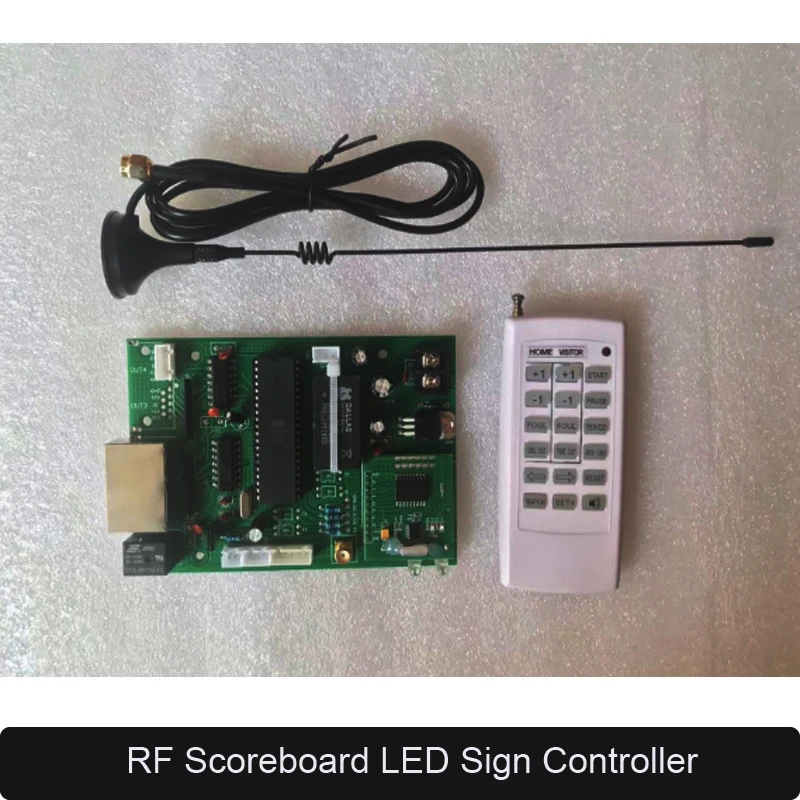 

Freeshipping RF Remote Control Scoring Screen Control Card LED Electronic Sports Football/Basketball /Volleyball Scoreboard Sign