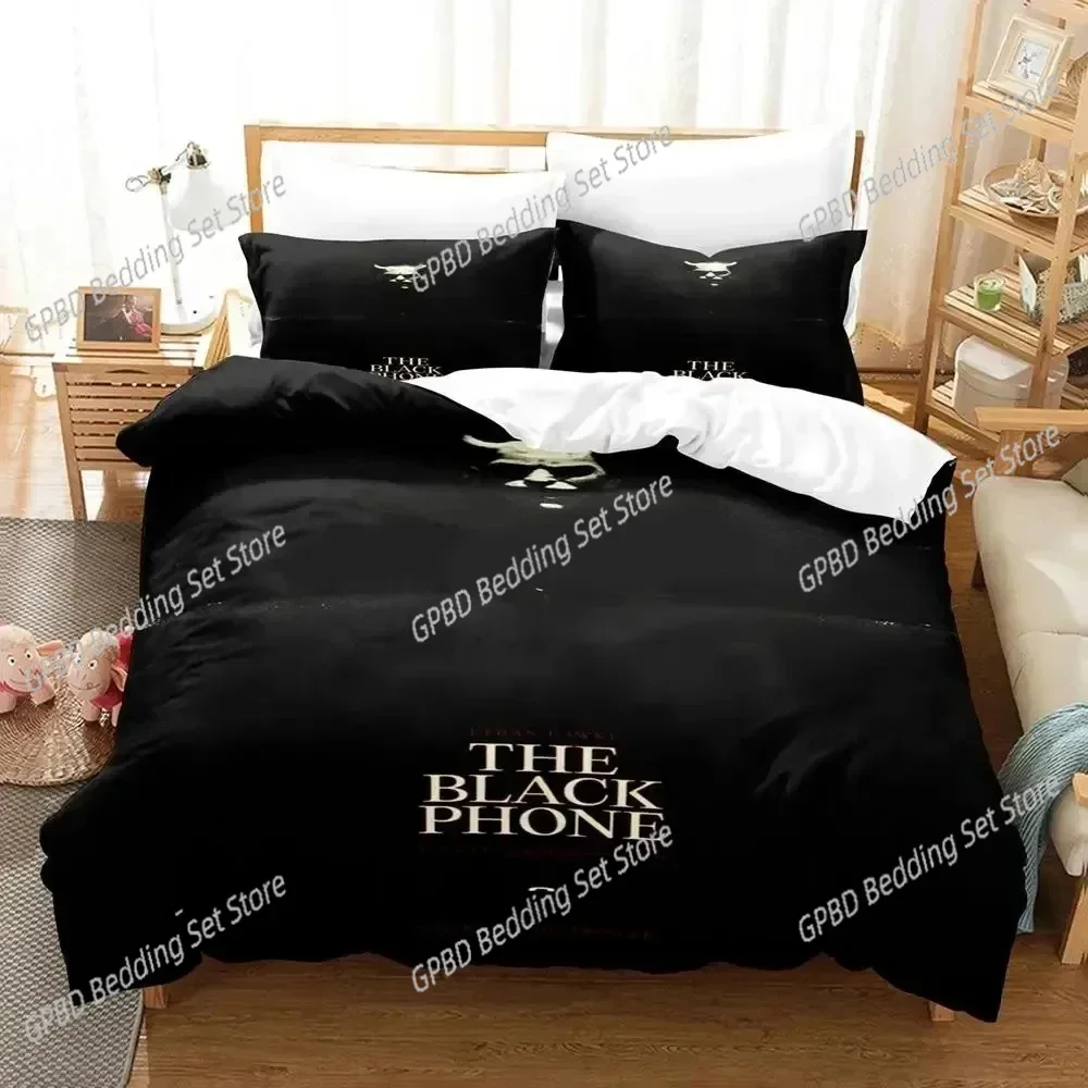 

Новый фильм ужасов, черный телефон, удобный пододеяльник, наволочка, комплект постельного белья, украшение для детской спальни, домашний текстиль