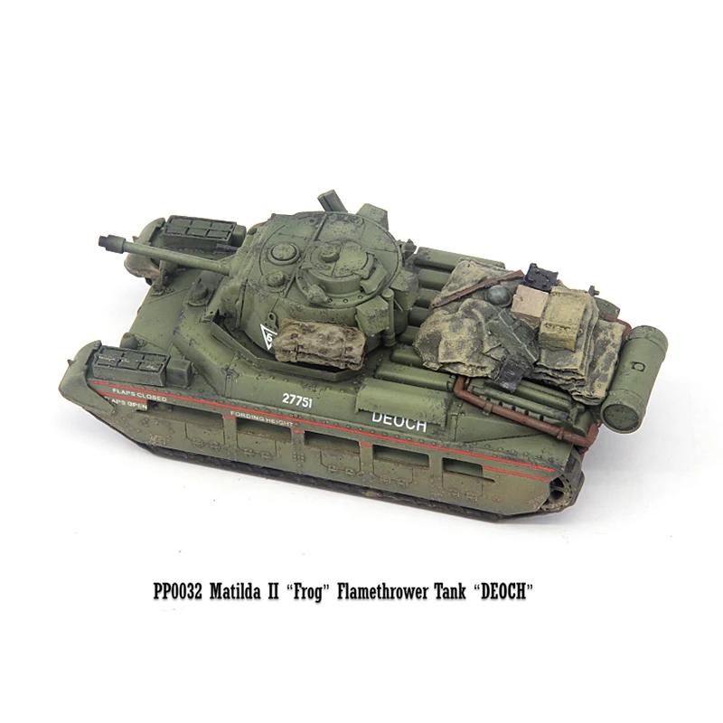 1:72 Scale Plastic PP0032 Matilda 2 Australia Tank Model Militarized Combat Track Type Classics Gifts Collection Static Display