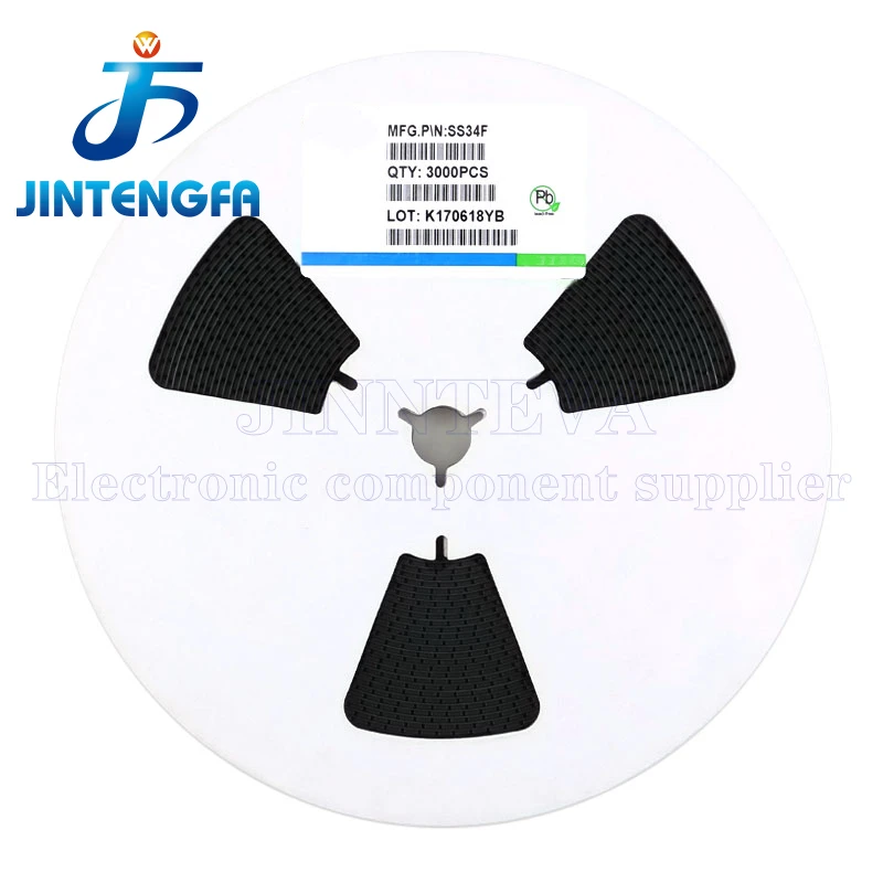 3000 Stück SS14 SS14F SS24F SS34F SS54F SMAF 1A 2A 3A 5A 40V 1KV DO-214AC SMD Schottky-Dioden Ultradünn SS24 SS34 – Detail 5