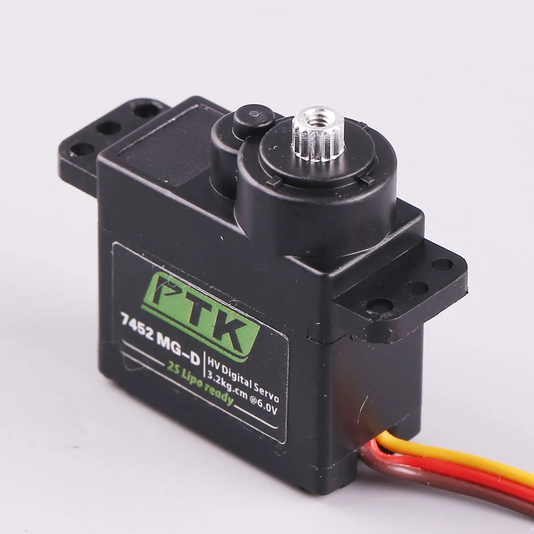 PTK 7452 MG-D 9g Digital Servo Metal Gear for EPP F3P Glider RC Model Car Helicopter Airplane Hitec HS-65 same level