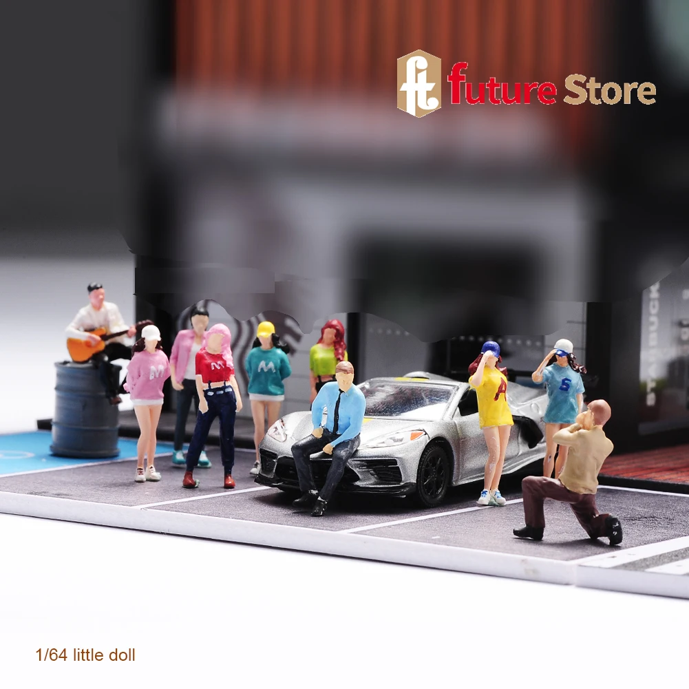 ANT DIY Handmade 1/64 Painted Diorama Figure Model Miniature Creative Photography For Cars Vehicles Toy In Stock