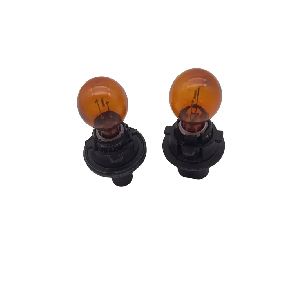 

2PCS PH24WY Original Amber Bulb Halogen Lamp For Audi A4 A5 Q5 S4 Cadillac CTS VW GMC SKODA Lincoln Turn Signal Lights 12V