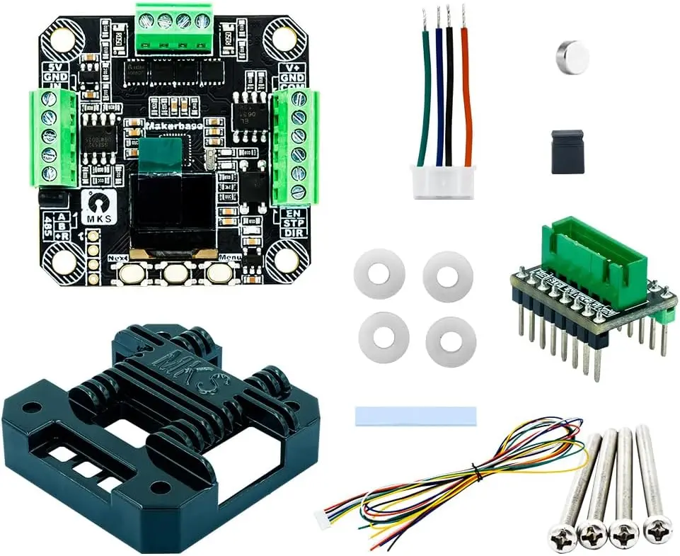 Nema17 Servo Driver Controller MKS SERVO42D Closed Loop Stepper Motor Drive RS485 Converter 256 microstep