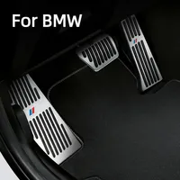 Car Accessories Accelerator Brake Foot Rest Pedal Interiors Cover For Bmw X1 X2 X3 X4 X5 X6 3 5 6 7 Series F15 F10 E70 Adornment