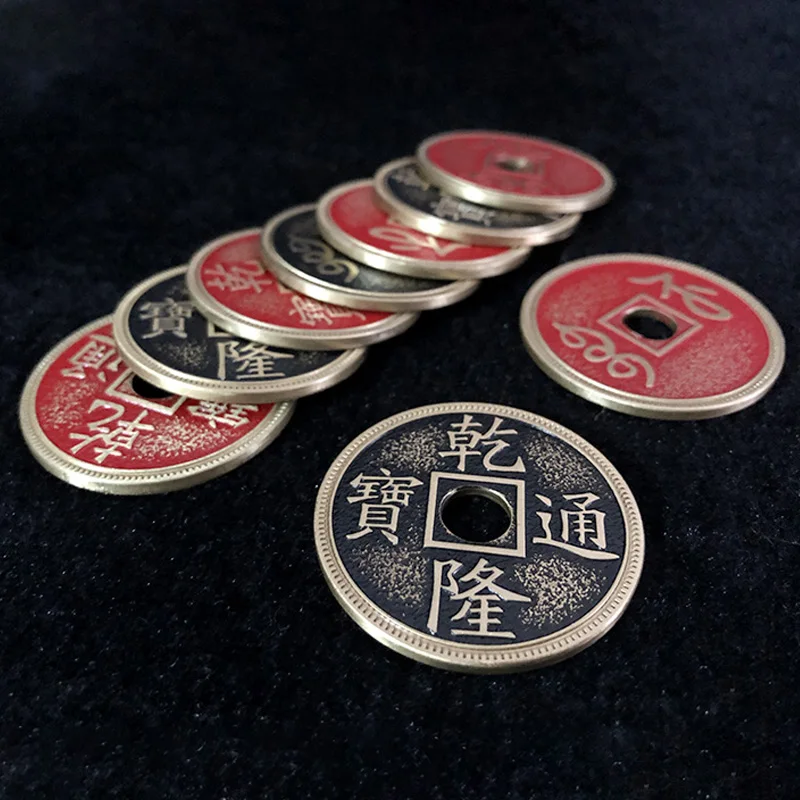 Super Chinese Coin Set by Oliver Magic Tricks Morgan Size Coin Vanish Magia Magician Close Up Illusions Gimmicks Mentalism Props