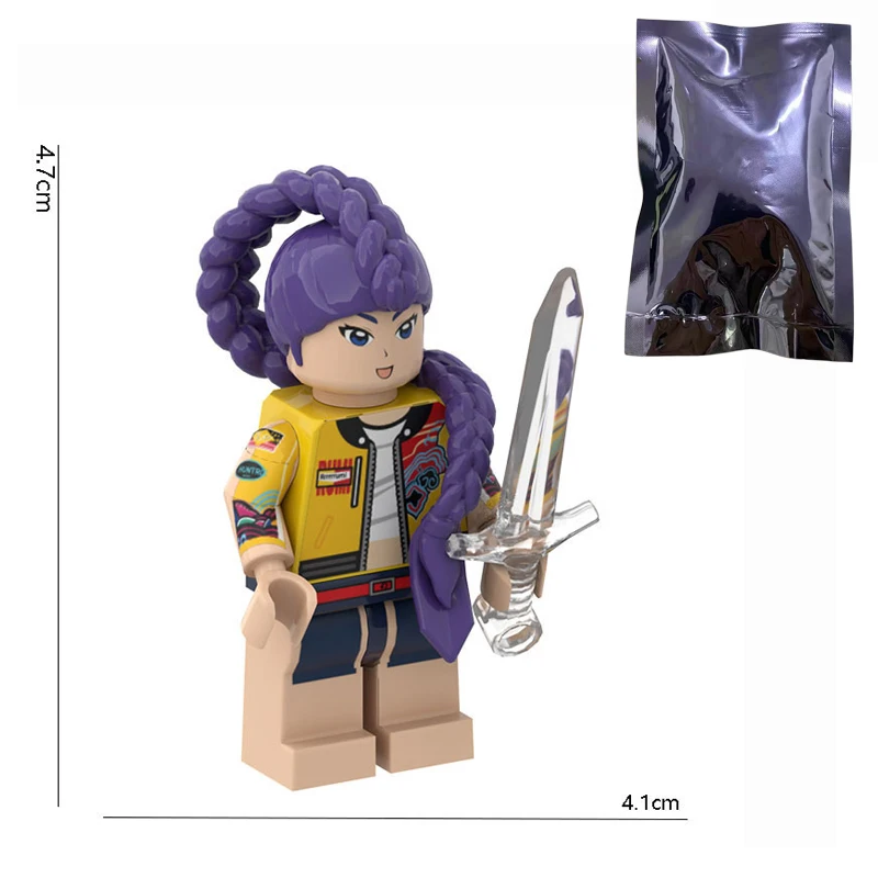 Hot Kpop Demon Hunters Mini Action Figure Bouwstenen Speelgoed Randapparatuur Decoratie Blind Bag Figuren Speelgoed Kerstcadeau