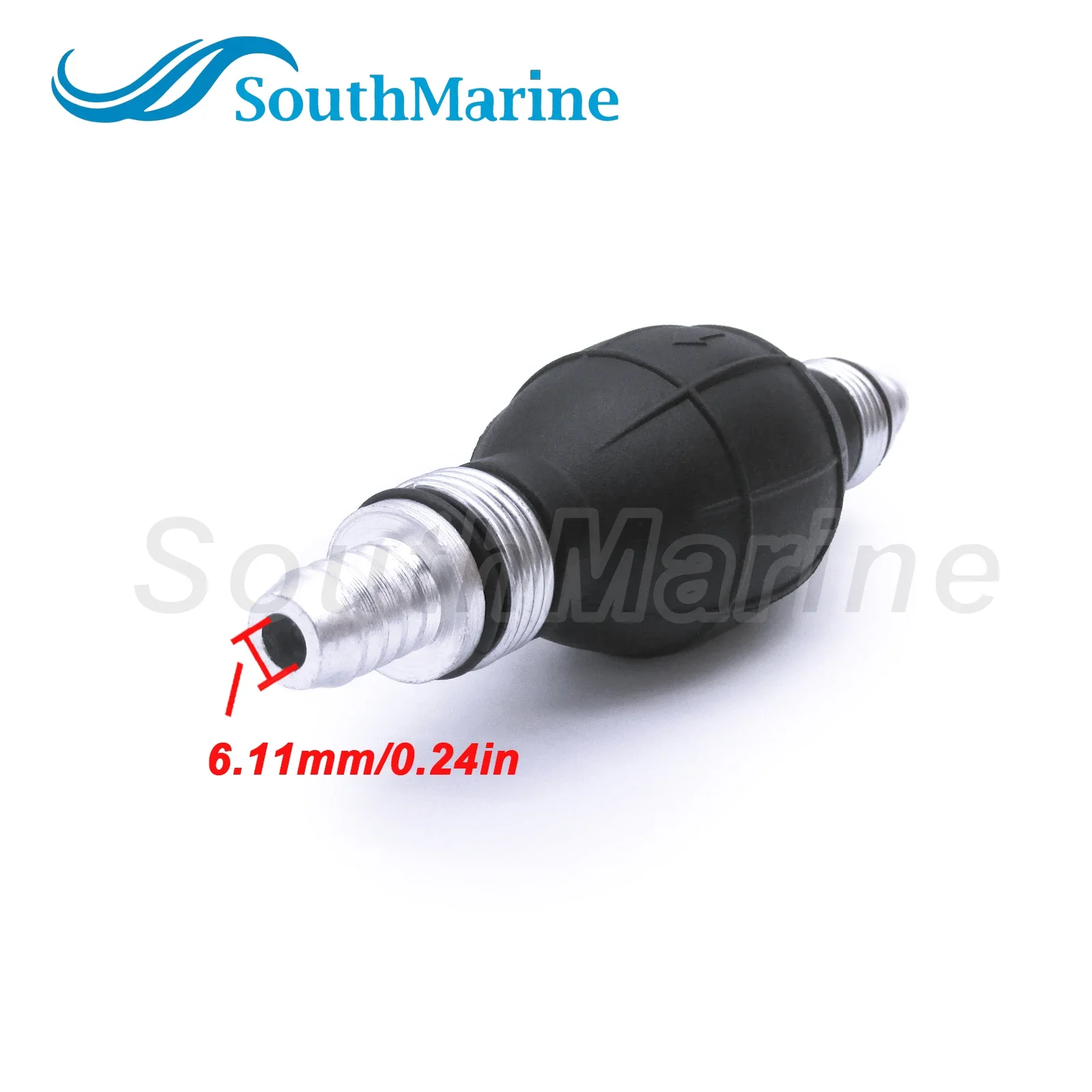 9001080A 73805 Rubber Transfer Vacuum Fuel Pump Fuel Line Hand Primer Bulb Marine for Car/Boat/Marine/Motorcycle, 12mm 1/2