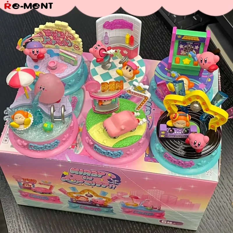 

Genuine Re-Ment Kirby Full Set Figures Swing Kirby Star Kirby'S Starrium Terrarium Collection Pupupu Herbarium Wonder Room Toys