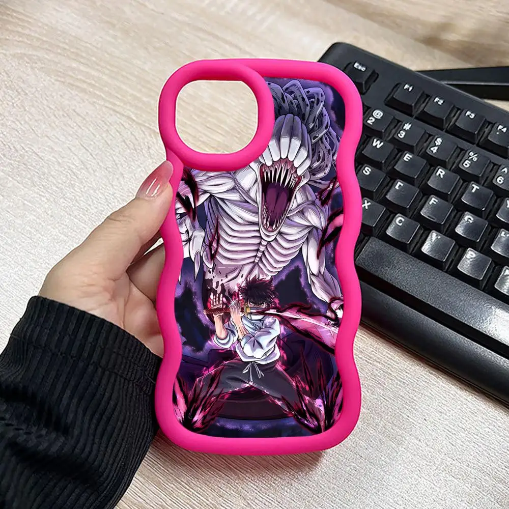 

Чехол для телефона Jujutsu Kaisen Yuta Okkotsu для iPhone 17 16 15 14 13 12 11 Air Pro Max Plus, с волнистым краем, из ТПУ, цветной, для мобильных телефонов