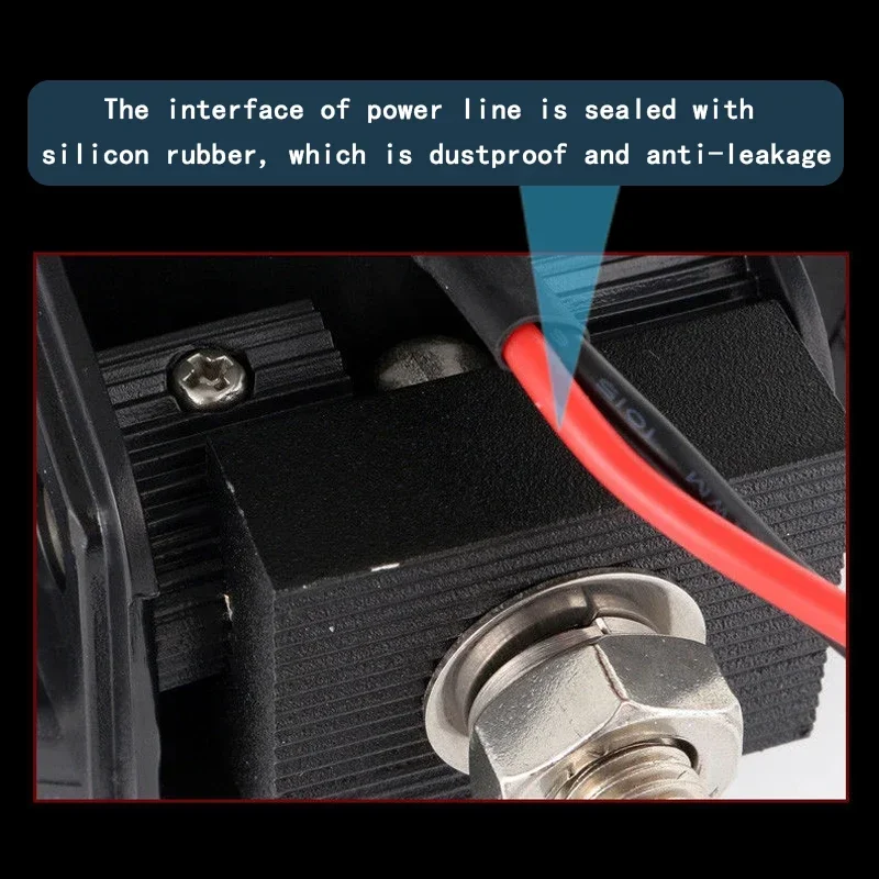 yyhcYYHCExternal 12V de alta potência 7 polegadas luz forte portátil carro de longo alcance tiro HID holofote de carro