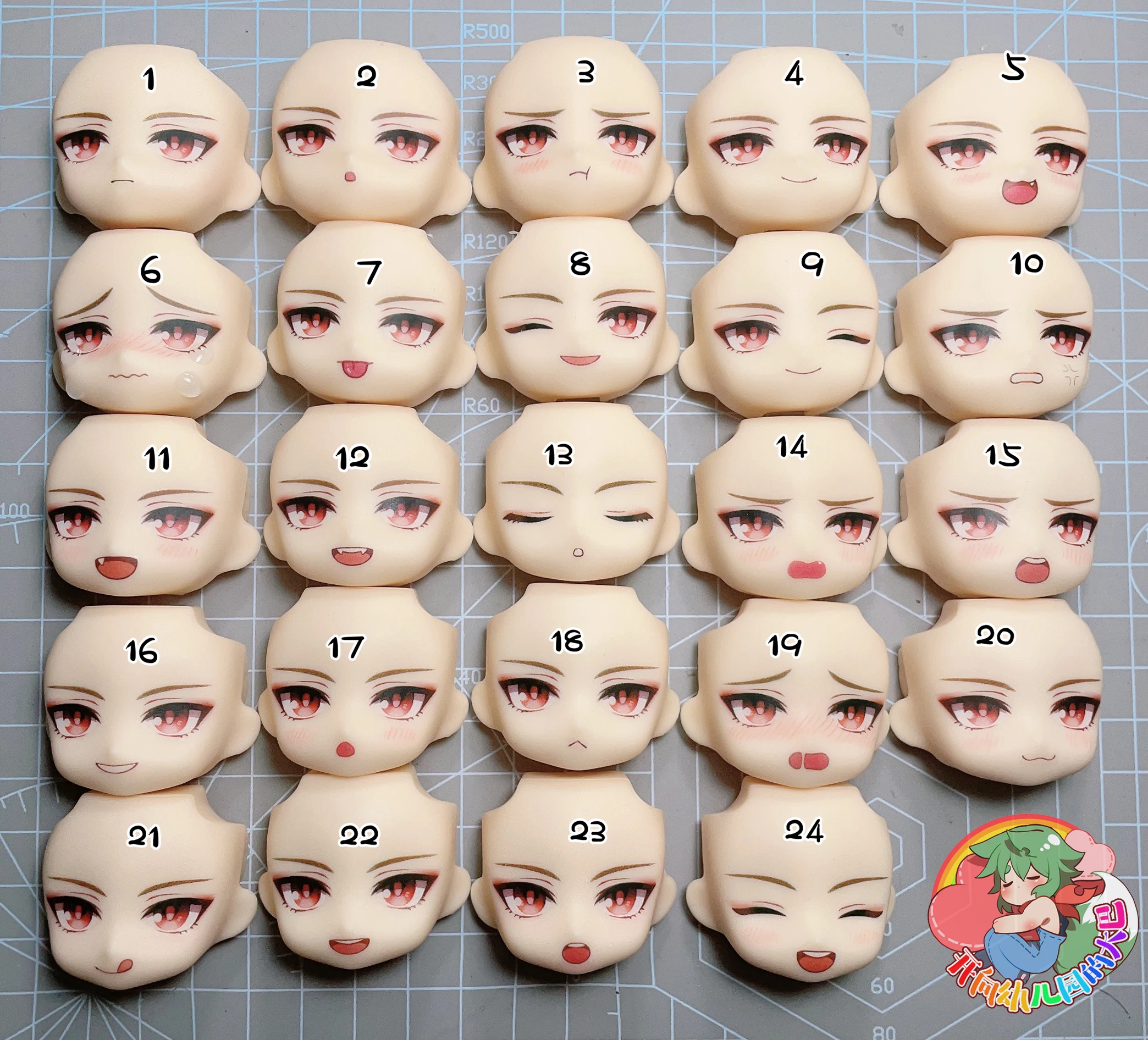 

Anime Genshin Impact Kaveh Handmade OB11 Water Paste Face Alternate Face Expression Cosplay