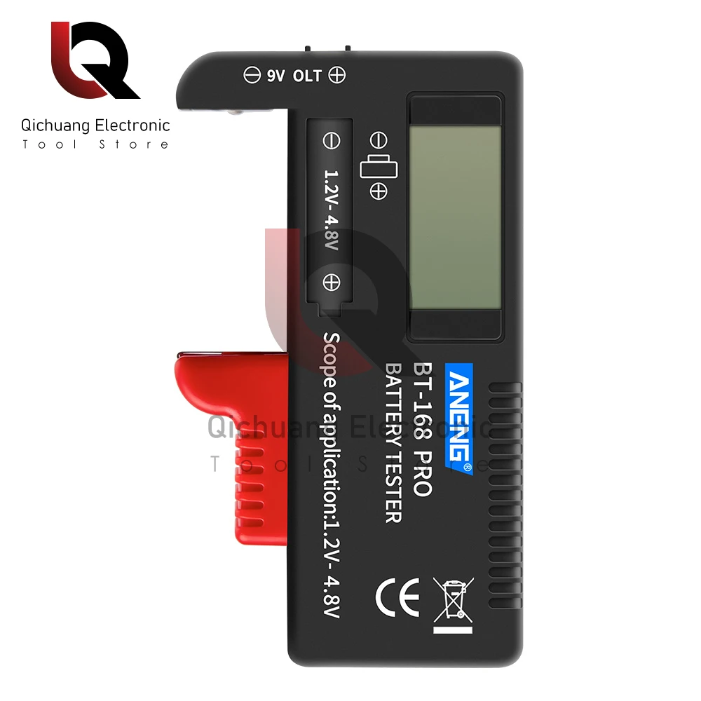 BT-168 PRO 18650 Lithium Battery Capacity Tester Digital Battery Capacity Indicator Battery Level Monitor For 9/3.7/1.5V Cell