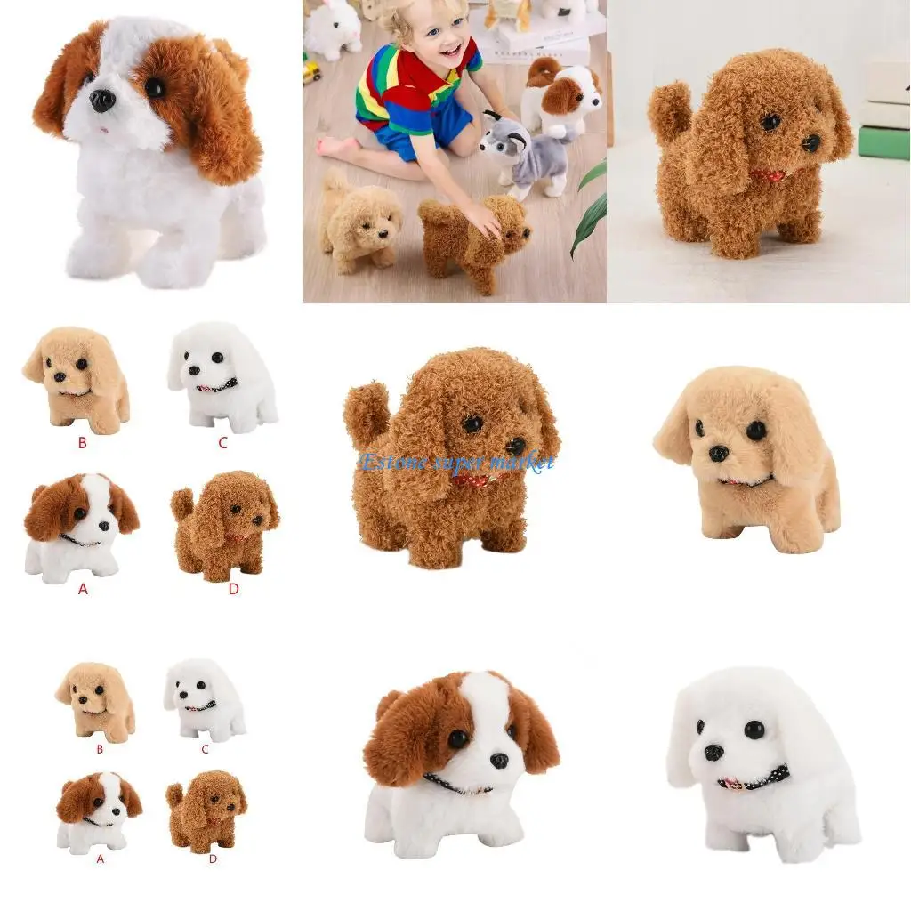 

090B Different Kinds of Electric Collars Plush Electric Wagging Tail Dog