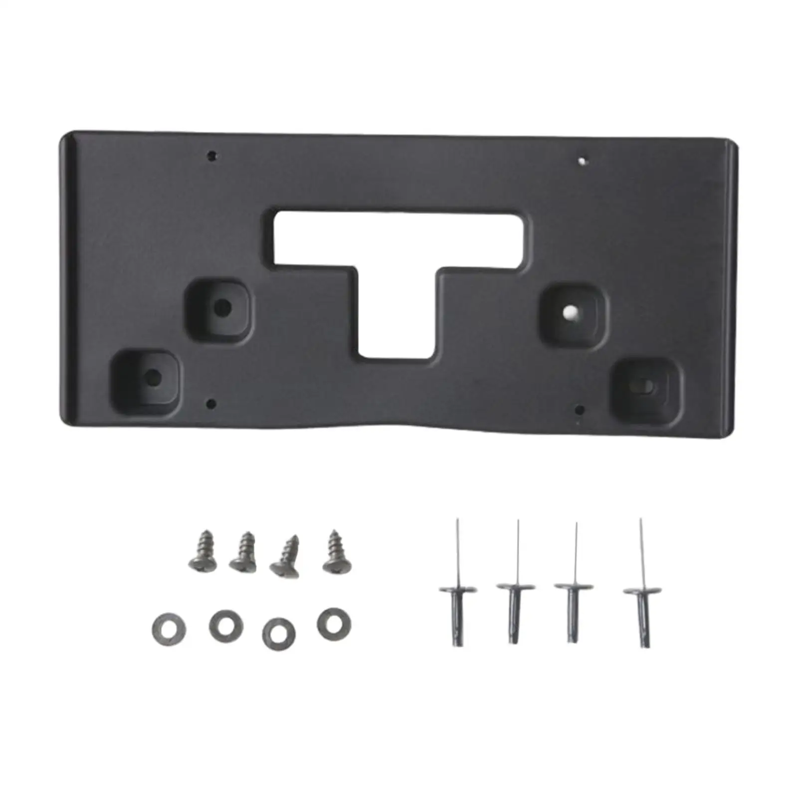 

Front Bumper License Plate Holder 95426878 Bracket Mounting for Chevrolet Direct Replaces Lightweight Black Durable