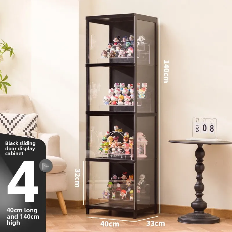 

Modern Dust-proof acrylic display cabinet Blind box storage shelf Toy model display cabinet Wine cabinet