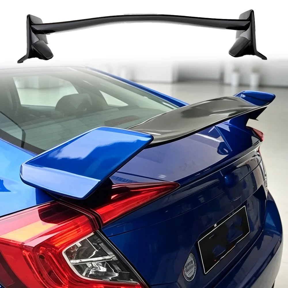 For Honda Civic 10th Gen 2016-2021 FK7 FK8 Hatchback  Real Carbon Fiber Sport Rear Trunk Spoiler Modification Accessories
