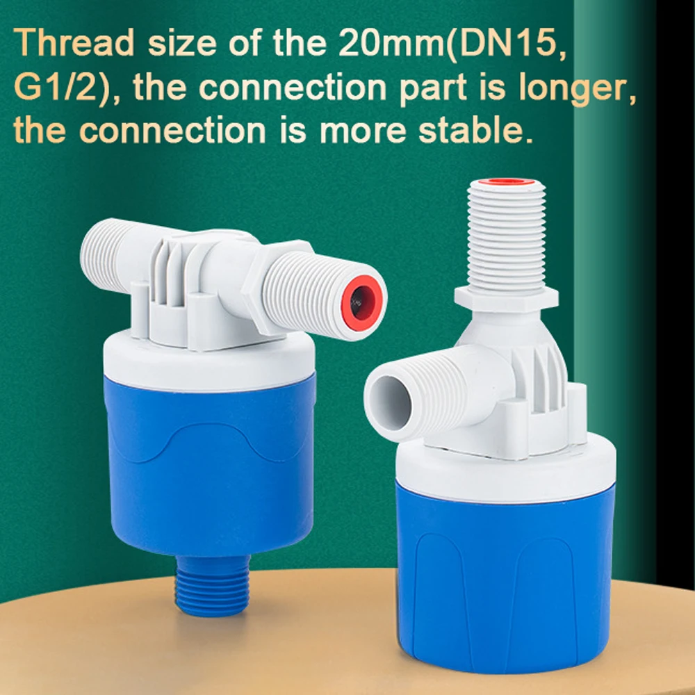 

Автоматический поплавковый клапан 20 мм DN15 G1/2 для водонапорных баков и водонапорных башен, полностью автоматический запорный клапан с винтами из нержавеющей стали