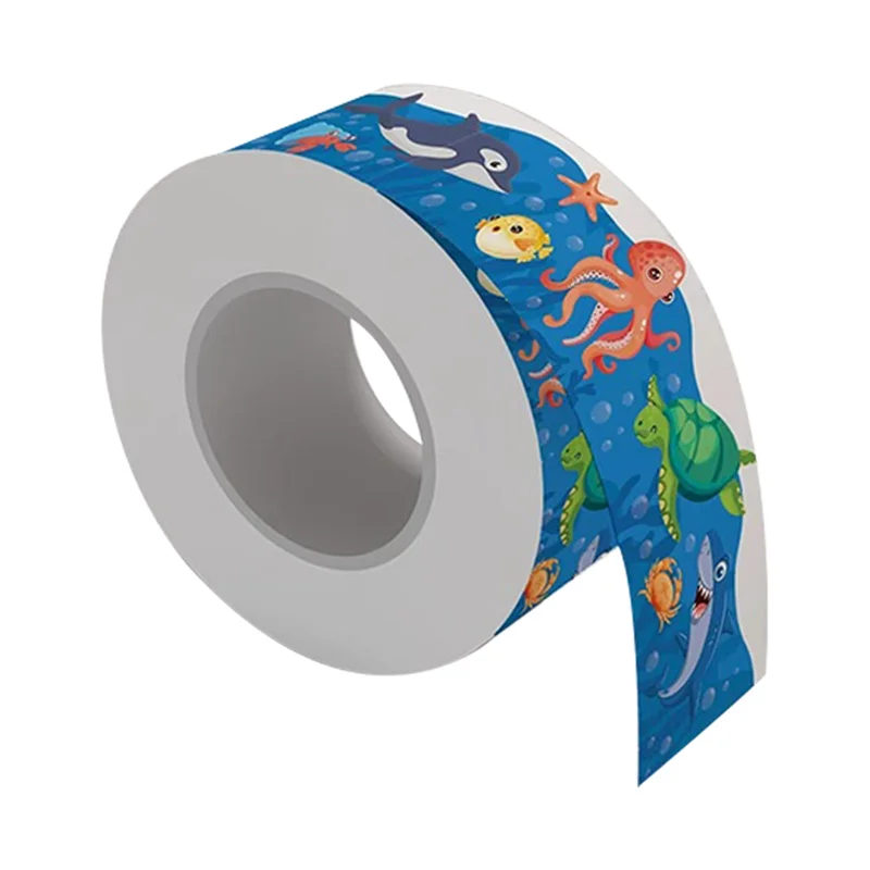 1 Roll Borders Stickers, Ocean Animal Board Borders, for Decorate Bulletin Boards,Walls,Desks,Window,Doors 65.6Ft