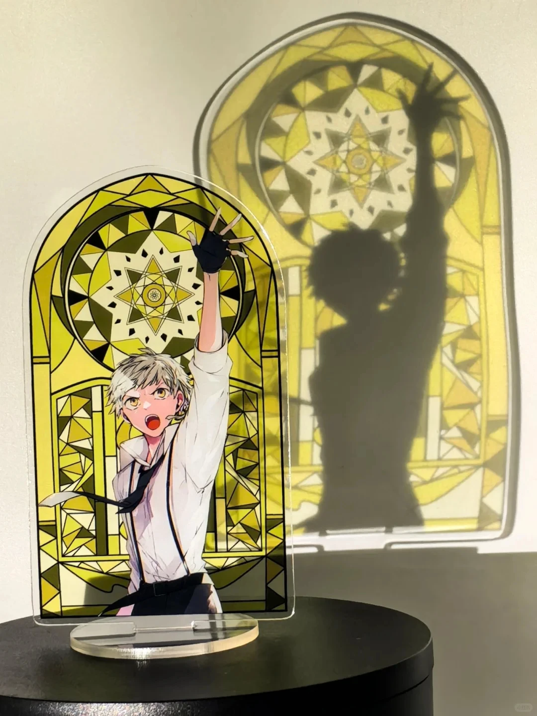 Bungo Stray Dogs Stained Window Acrylic Stand Dazai Osamu Nakahara Chuuya Figure Display Anime Goods Collection Desk Decoration